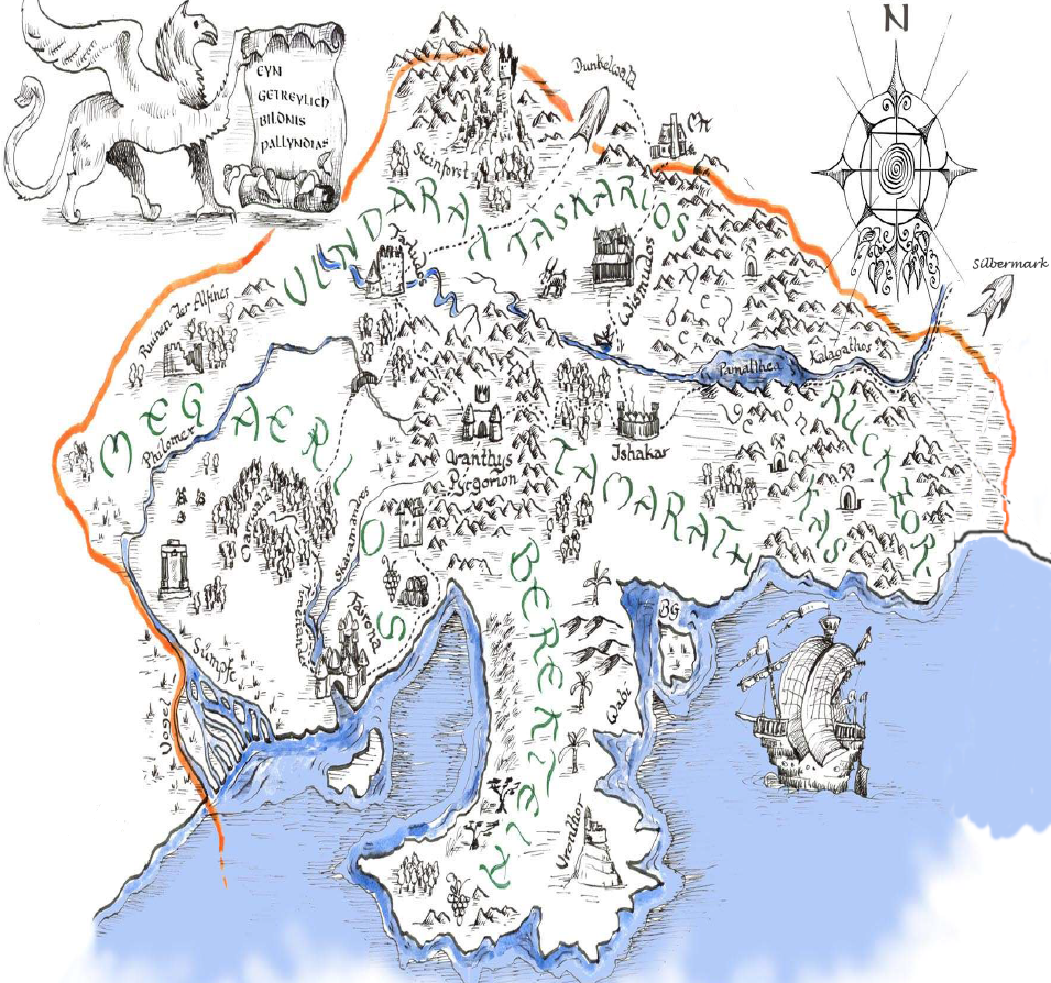 Karte Pallyndias
